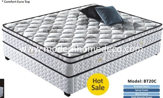 comfortable euro top continious spring mattress BT20C