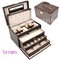 Big Space 4 Layers Jewelry Box  Case for earing Storage and Display (28* 20 * 19.5 cm) Wholesale