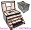Potable Coffee Color Jewelry Box For Jewerly Display Storage Wholesale PU Leather Box (41*27*28cm)
