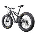 High Quality Carbon fat bike 26er mountain bicycle suspension fatbike carbon snow bike 20inch
