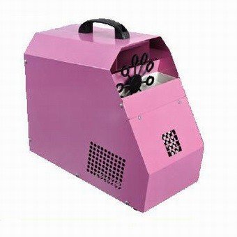 China Portable Pink Stage Effect Machine / Bubble Blower Machine For Romantic Party supplier