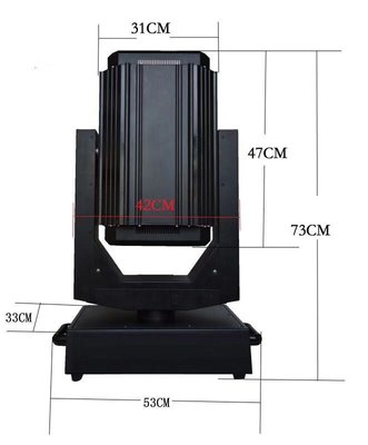 China AC 50 / 60Hz Waterproof Moving Head Disco Lights With Beam Spot Wash 3 In 1 supplier