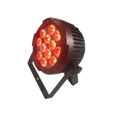 China 18W X 12pcs Rgbwauv 6 In1 LED Waterproof Par Light / Battery Powered Stage Lights supplier