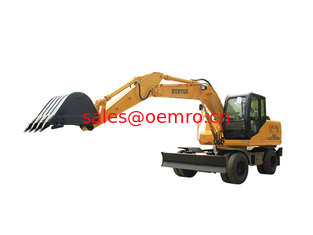 China mini wheel excavator with breaking hammer hot sell china wholesale supplier