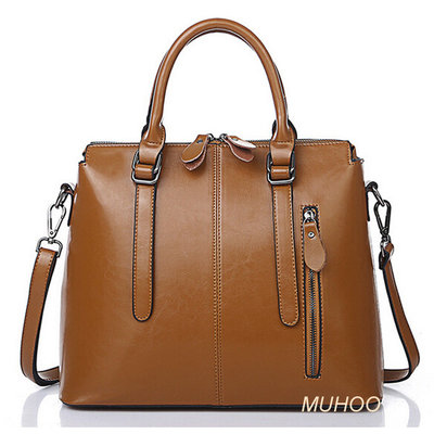 Fashion ladies brown leather bags for business ( MH-6066)