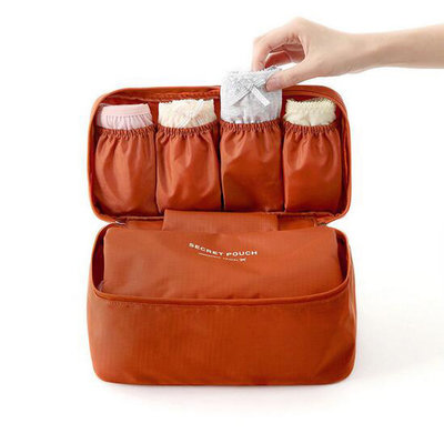 Waterproof travel kit storage underwear bra organizer bag in bag
