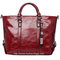 fashion red leather shoulder bag designer ladies purses
