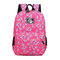 printed polyester middle school backpacks book bag school bag for boys