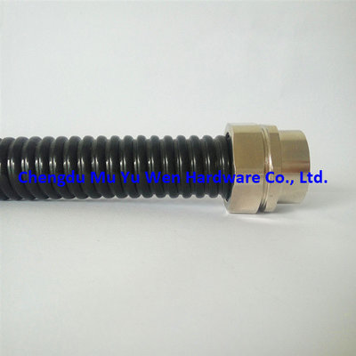 20mm liquid tight brass female thread connector with nickel plating for metal flexible conduit in China