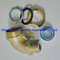 20mm 90 degree liquid tight malleable iron metric thread fittings with zinc plated for flexible metallic conduit