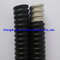 3/4" liquid tight black PVC coated galvanized steel flexible conduit for cable management