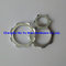 Metric thread steel locknuts with zinc plated for metal conduit fittings