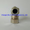 3/8&quot;(12mm) and ISO metric thread 90 degree liquid tight steel fittings with zinc plated for cable protection supplier
