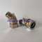 25mm liquid tight 45 degree nickel plated brasss conduit connector with metric thread