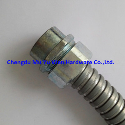 Zinc alloy female thread straight liquid tight fittings with G thread for flexible steel conduit