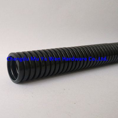 Balck nylon non-metallic flexible corrugated flexible conduit pipe with AD7.0 for cable protection