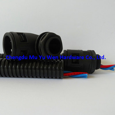 Black liquid tight nylon plastic flexible cable conduit with size of AD10.0
