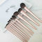 High quality soft touch real hair makeup brush set OEM cosmetic brush set factory supplier