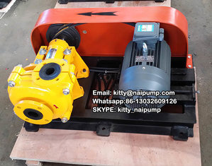 China 30 Years Factory Nature Rubber Corrosion  resistance  Horizontal  3/2 C-AH Slurry Pump supplier
