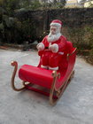 event party celebration christmas  party decoration colorful statue Santa man in garden/ hall/ supermarket
