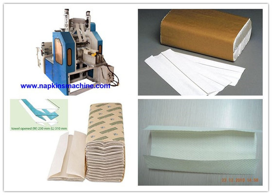 China Two Lane C Fold Paper Towel Making Machine 100 Meter Per Min , Automatic Counting supplier