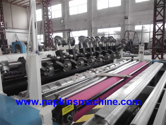 China Automatic Jumbo Roll Paper Slitting Machine , Toilet Roll Processing Slitter Machine supplier