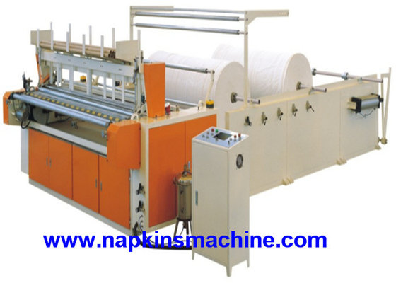 China Coloured Toilet Paper Making Machine , Toilet Paper Converting Machine supplier