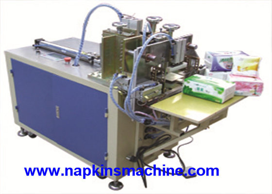 China High Speed Paper Napkin Packing Machine 8-15packs/min , PLC Program Control supplier