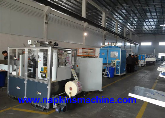 China Facial Tissue Folding Machine and Packing Machine Paper Production Line supplier