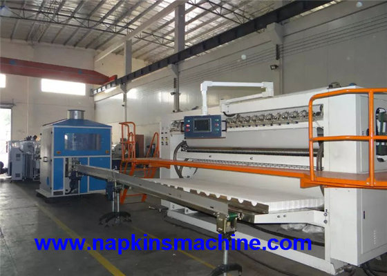 China Full Auto Box Drawing Facial Tissue Production Line With Paper Cutting Machine supplier
