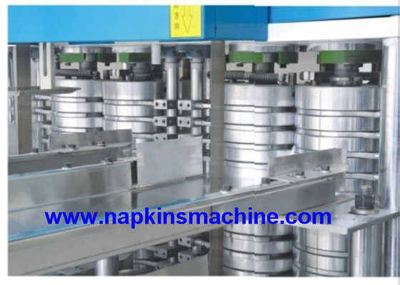 China 4 Folding Two Deck Napkin Making Machine with 2 Color Printing supplier