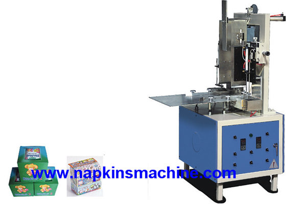 China Semi Automatic Facial Tissue Packing Machine /  Carton Box Packing Machine supplier