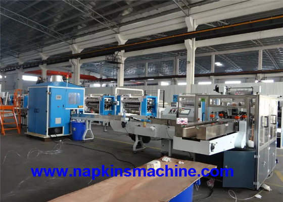 China Jumbo Roll Folding Facial Tissue Production Line / Tissue Paper Packing Machine supplier