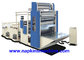 Flat Box Packing Facial Tissue Machine With Embossing / Folding Unit And Cutting supplier