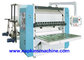 Interleaved Fold Facial Tissue Machine With Two Color Printing / Tissue Folding Machine supplier