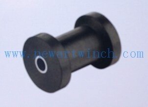 China 70X130mm Rubber Roller Black supplier