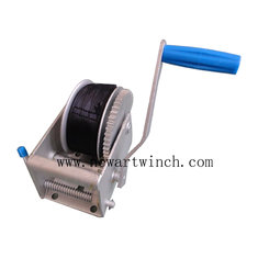 China 500kg Single Speed Boat Trailer Hand Winch With Strap, Hand Winch For Sale supplier