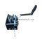 31:1 Quality Black Spraying Worm Gear Winch With Cable, Mini Hand Winch Worm Gear For Greenhouse supplier