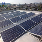 Factory roof solar system with tripod mounting racks for flat rooftre