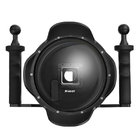 3.0 Pro Vision 6 Inch Diving GoPro 4 3+ Black Dome Port With Extra LCD Waterproof Housing Case