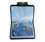 organizer card holder pu cover with pvc pockets high quality promotional gifts credit card pouch leaflet