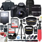 Cheap Canon EOS Rebel T6 DSLR Camera with 18-55mm IS II Lens + Professional Bundle