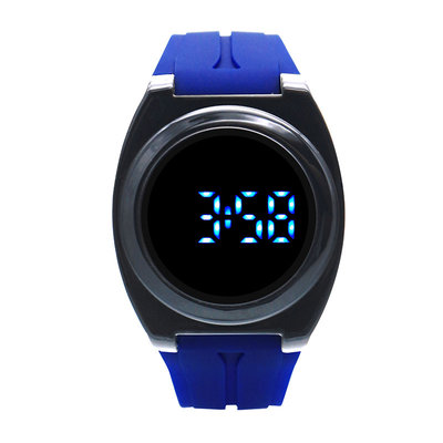Colorful silicone bracelet Led Touch Screen Watch for men / women / kids supplier