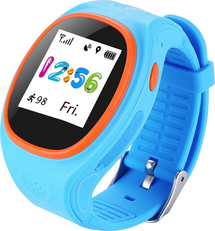 Touch Screen Kids Gps Watch / Smartphone Wrist Watch Supports Android / IOS Phone supplier