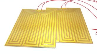 China High temperature Polyimide Flexible Thermo Foil Heater-Heating pads supplier