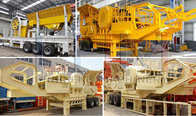 Mobile Jaw Crusher crushing different kinds of stone widely used in the mining, cement, coal, metallurgy, building mate