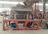 Henan Ling Heng LHSSM-1500 Twin-Shaft Shredder Machine widely used in area of waste plastic, waste rubber, wood, crop