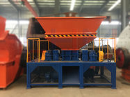 Henan Ling Heng LHSSM-1500 Twin-Shaft Shredder Machine widely used in area of waste plastic, waste rubber, wood, crop