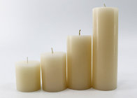 3inch Diameter Paraffin wax unscented ivory white Pillar Candles for decoration