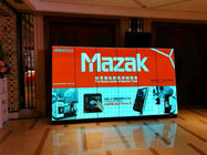 Free standing indoor led scrolling poster sign for advertising poster